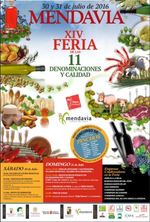 Mendavia celebra este fin de semana la XIV edición de la Feria de las Denominaciones