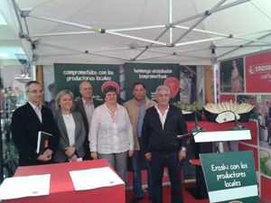 Alcachofa de Tudela, Espárrago de Navarra, Intia y Eroski firman un convenio de colaboración