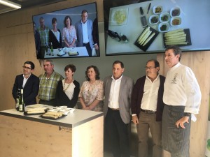 El Espárrago de Navarra y los Txakolis de Euskadi, protagonistas en el Basque Culinary Center de un acto de promoción de producto