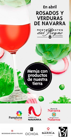 En abril, rosados y verduras de Navarra