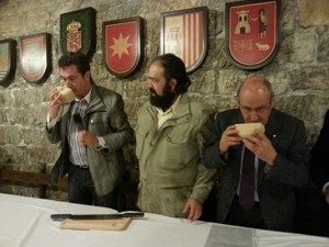 Presentación del Primer Queso Idiazabal de Navarra de la temporada 2013