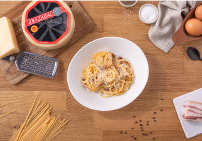 Pasta a la Carbona de Queso Idiazabal