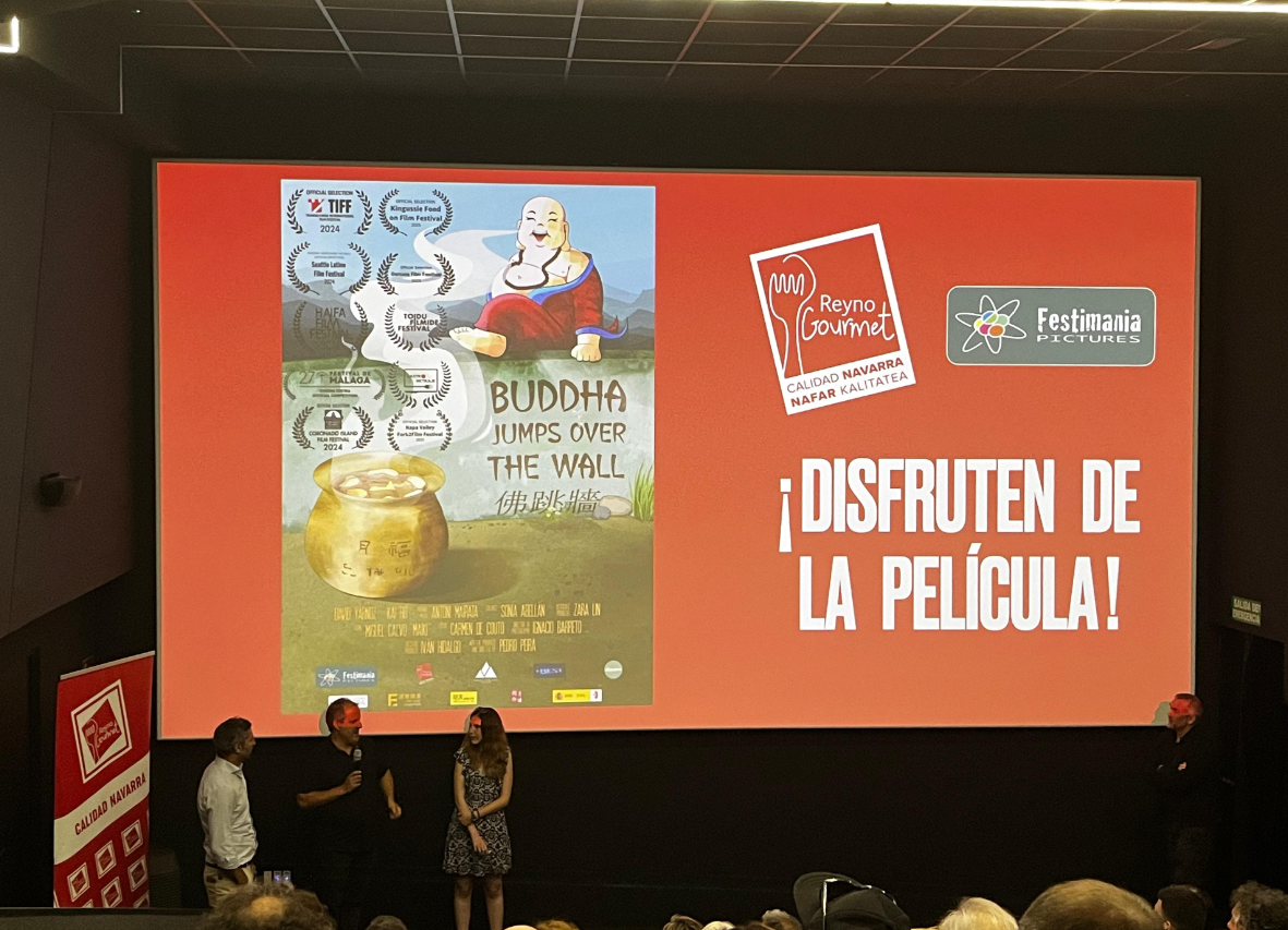El estreno en Madrid del documental sobre el viaje del chef navarro David Yárnoz a Taipéi se llena de sabor navarro
