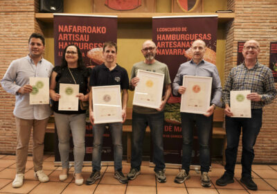 Tres carniceros de la IGP Ternera de Navarra, premiados en la primera edición de la ‘Mejor Hamburguesa Artesana de Navarra’