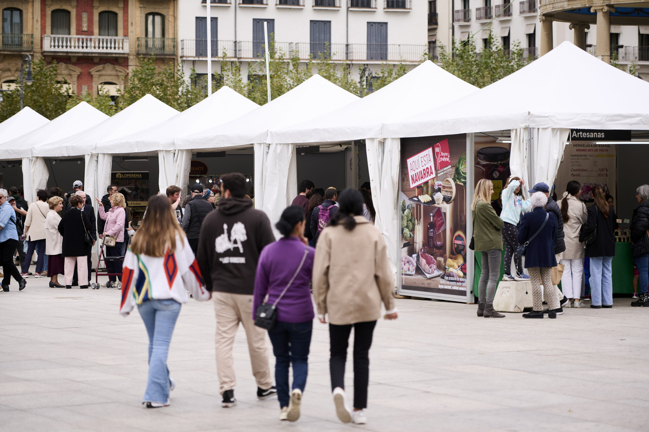 El próximo lunes, 6 de octubre, comienza la 10ª edición de la Semana del Producto Local con cifra récord de ‘stands’ de los últimos años en la feria de la Plaza del Castillo